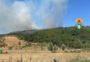 Sinalunga : incendio boschivo  in località Montalbano.Arrivati anche due elicotteri per le operazioni di spegnimento